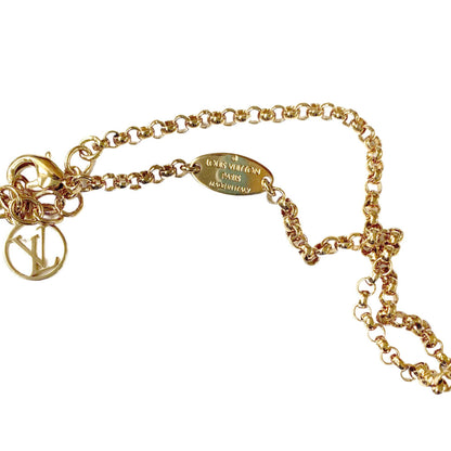 Louis Vuitton Lv X Yk Collier Iconic Infinity Dot Necklace In Red Gold (M01081) By Yayoi Kusama