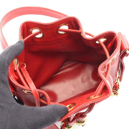 Chanel Coco Mark Shoulder Bag In Grained Calfskin Caviar