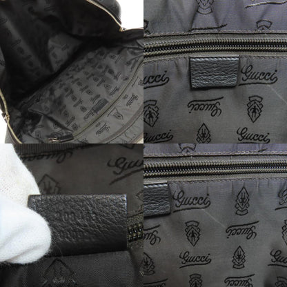 Gucci 208463 Gg Signature Shima Bag Leather