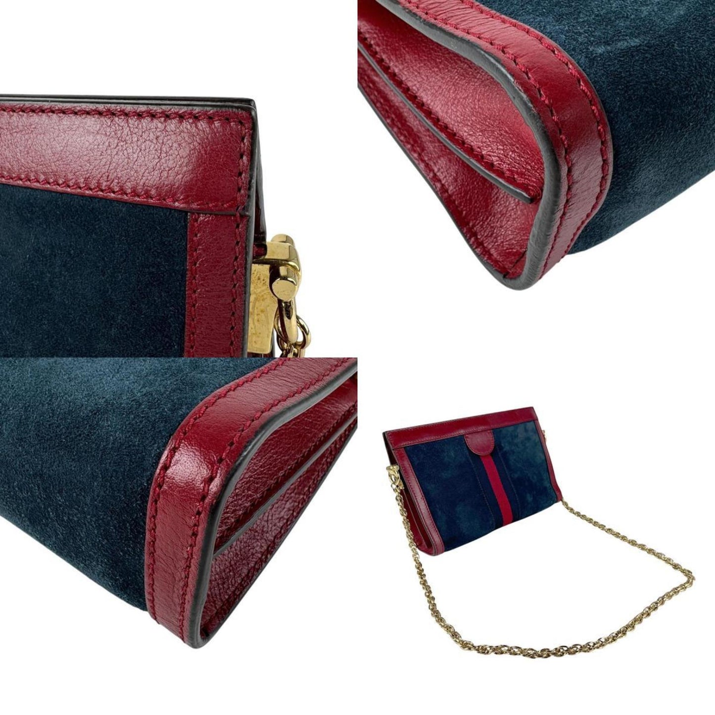 Gucci Ophidia Shoulder Bag In Suede And Leather