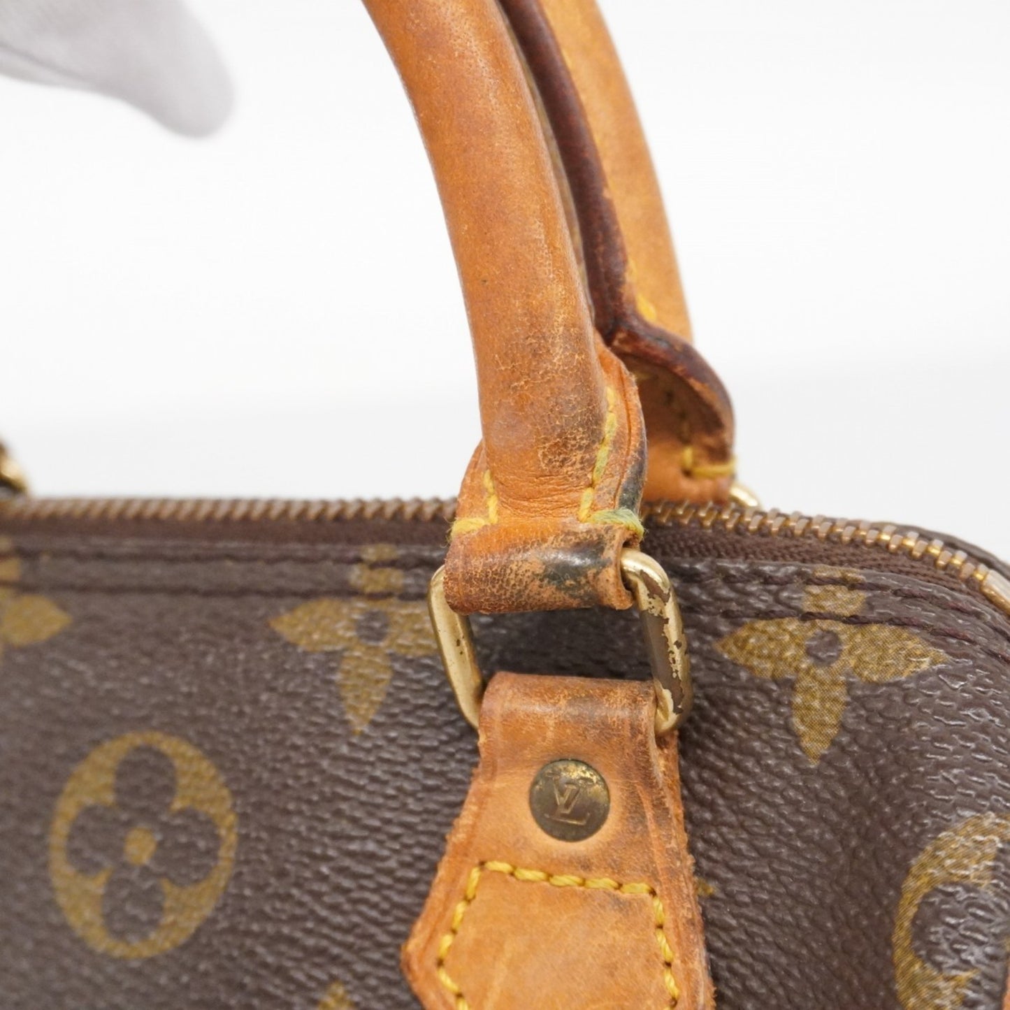 Louis Vuitton Monogram Mini Speedy Handbag M41534 Brown