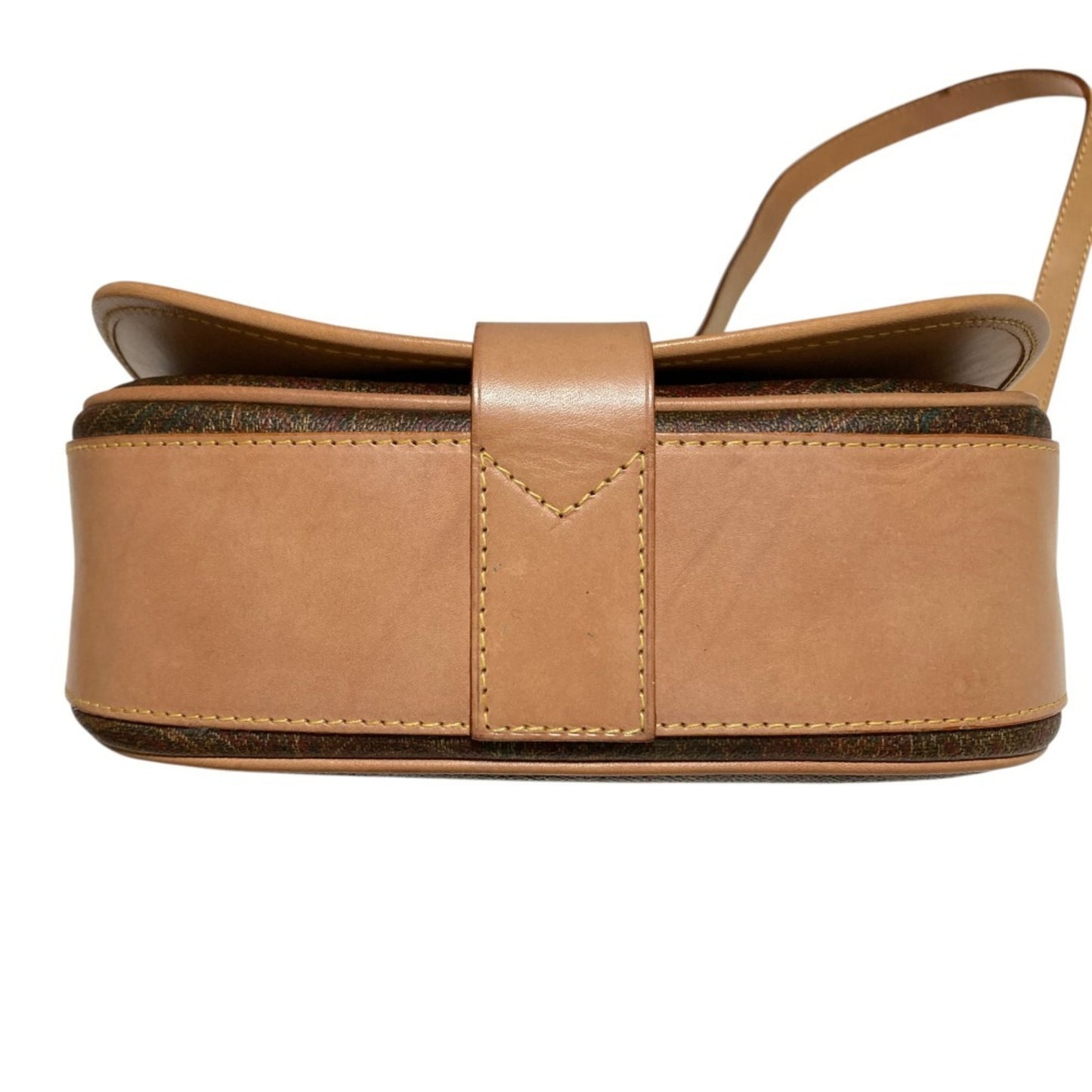 Etro Paisley Crossbody Flap Shoulder Bag In Natural