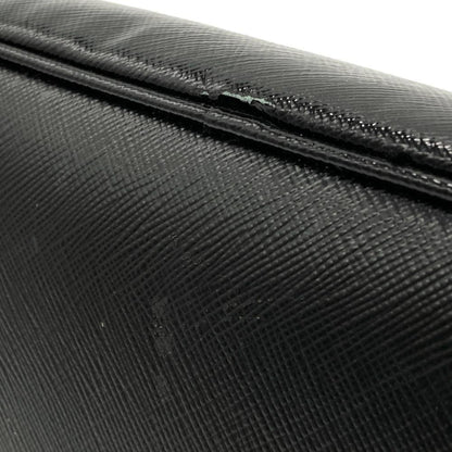 Prada Promenade Shoulder Bag Black Triangle Plate