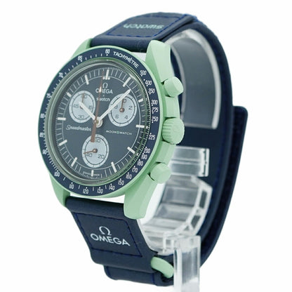 Swatch X Omega Mission On Earth S033G100 Navy Dial