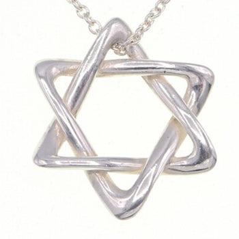 Tiffany Necklace Elsa Peretti Star Of David Sv Sterling Silver 925 Pendant