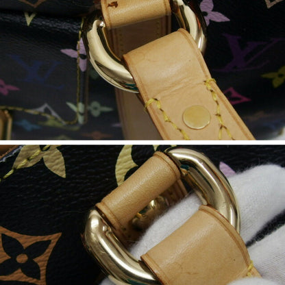 Louis Vuitton Monogram Multicolore Aurelia Mm Tote Bag Black