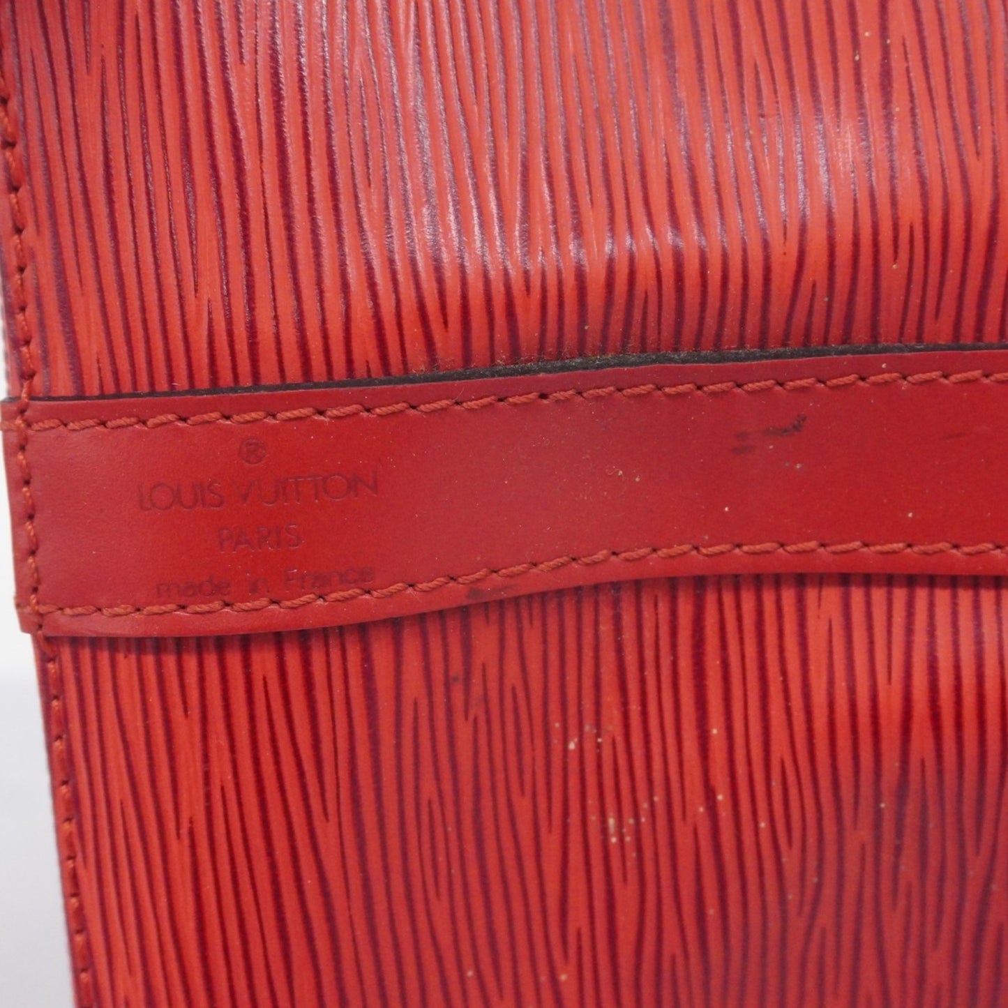 Louis Vuitton Epi Petit Noe Shoulder Bag M44107 Castilian Red