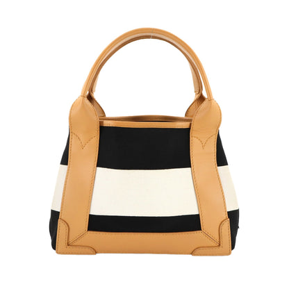 Balenciaga Navy Cabas Xs 2-Way Tote/Shoulder Bag In Leather