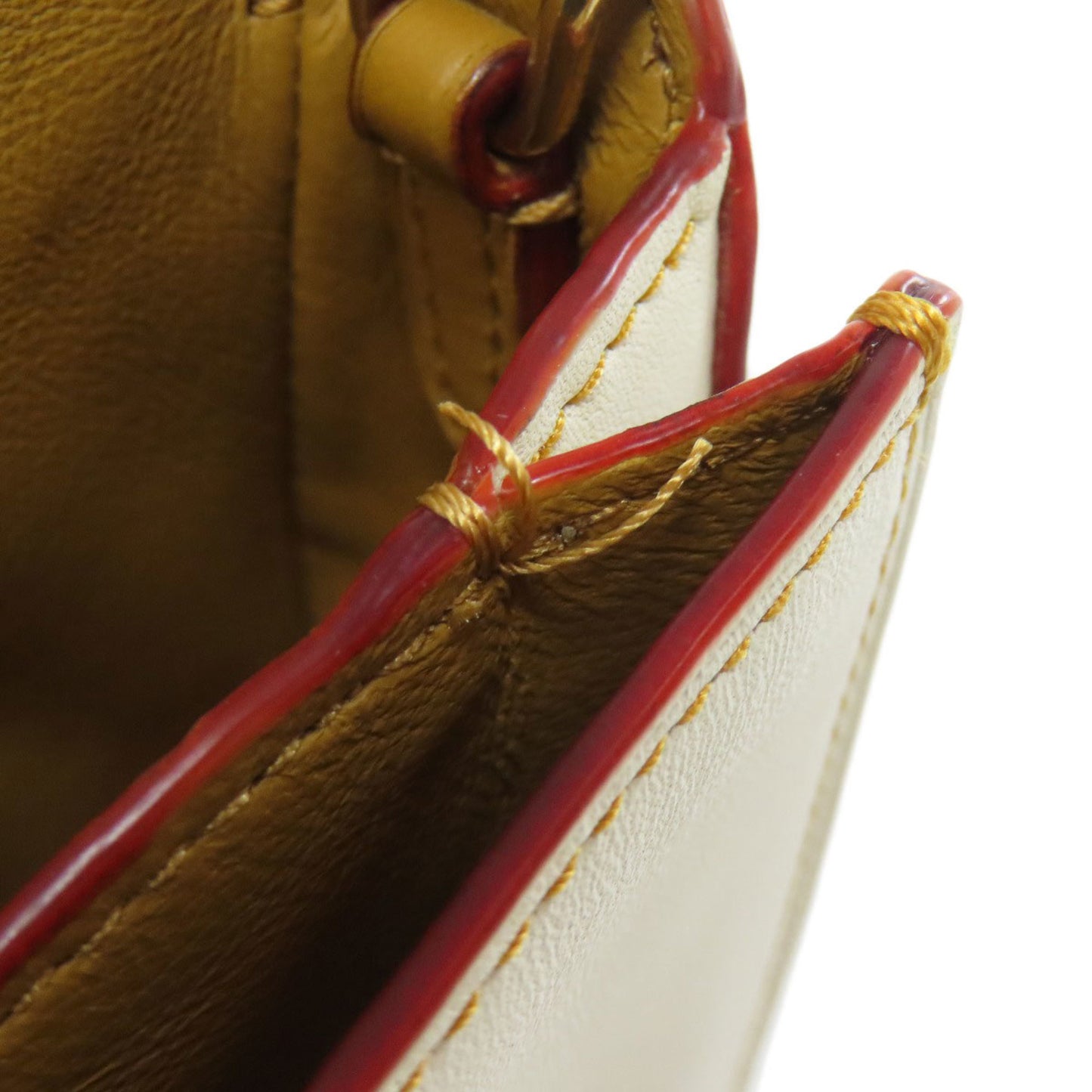 Coach 20215 Dinky Flower Motif Leather Shoulder Bag