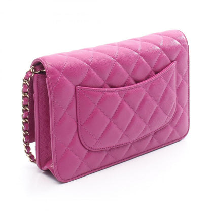 Calfskin Chanel Shoulder Bag Grained