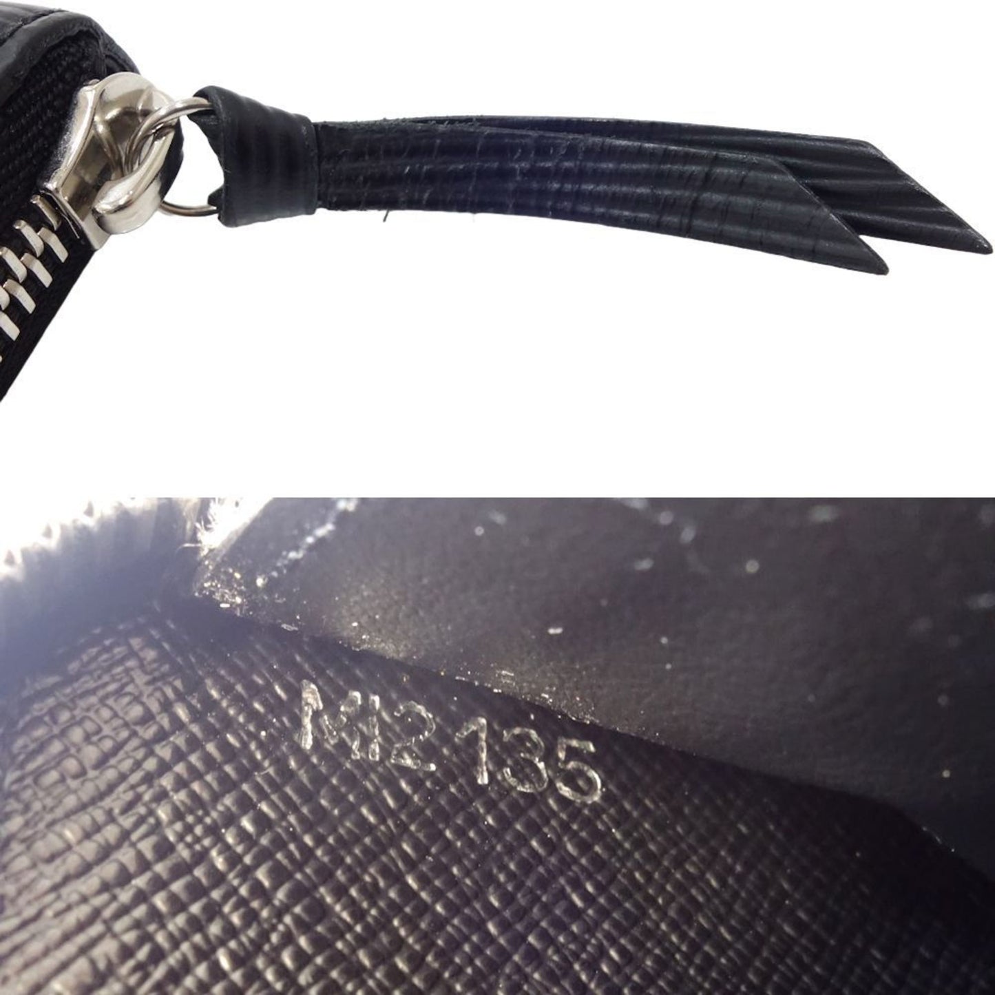 Louis Vuitton Louis Vuitton Epi Long Wallet M60915 Portefeuille Clemence Noir 180725