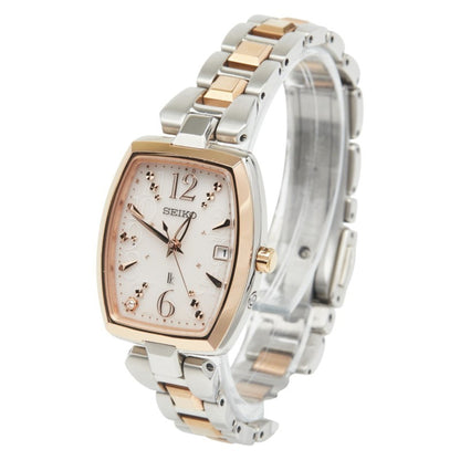 Seiko Lukia Watch 1B32-0Af0 Solar Radio-Controlled