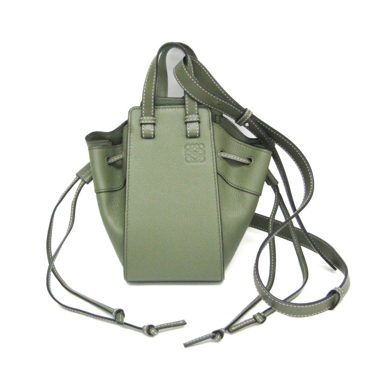 Loewe Hammock Drawstring Mini Women'S Leather Handbag