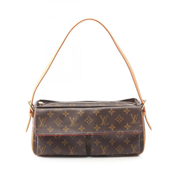 Louis Vuitton Viva Cite Mm Shoulder Bag In Coated Canvas And Leather With Monogram Design