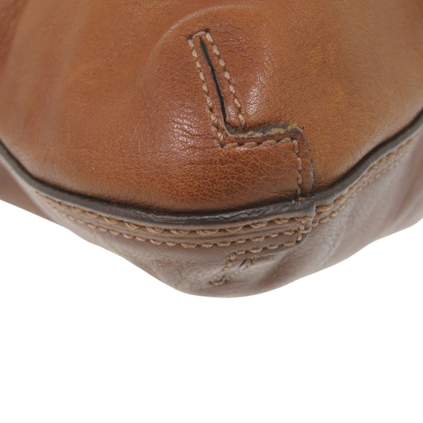 Coach One-Shoulder Leather Brown Shoulder Bag 0681 Coach