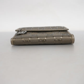 Gucci Gg Imprime Wallet 212105 Coated Canvas Khaki