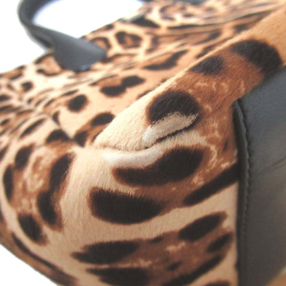 Dolce & Gabbana Leopard Print Pony Tote Bag