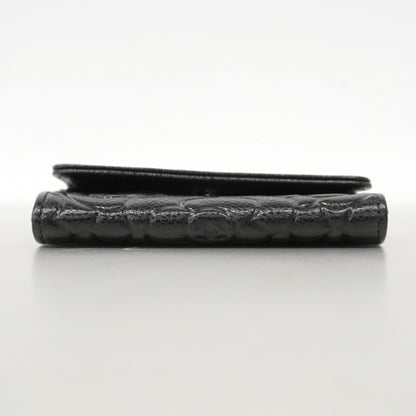 Chanel Camellia Caviar Leather Business Card Case