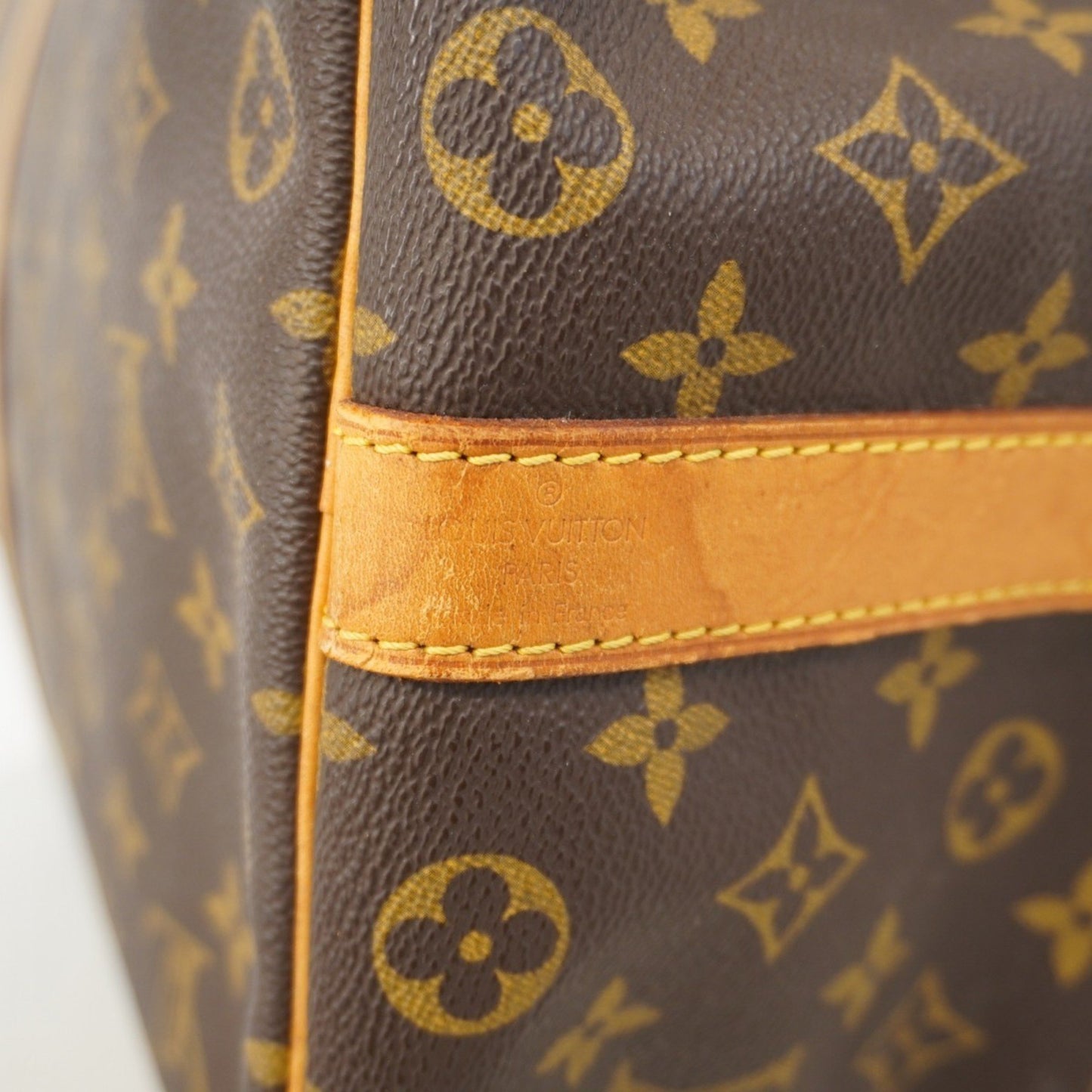 Louis Vuitton Monogram Keepall Bandouliere 50 Boston Bag M41416 Brown