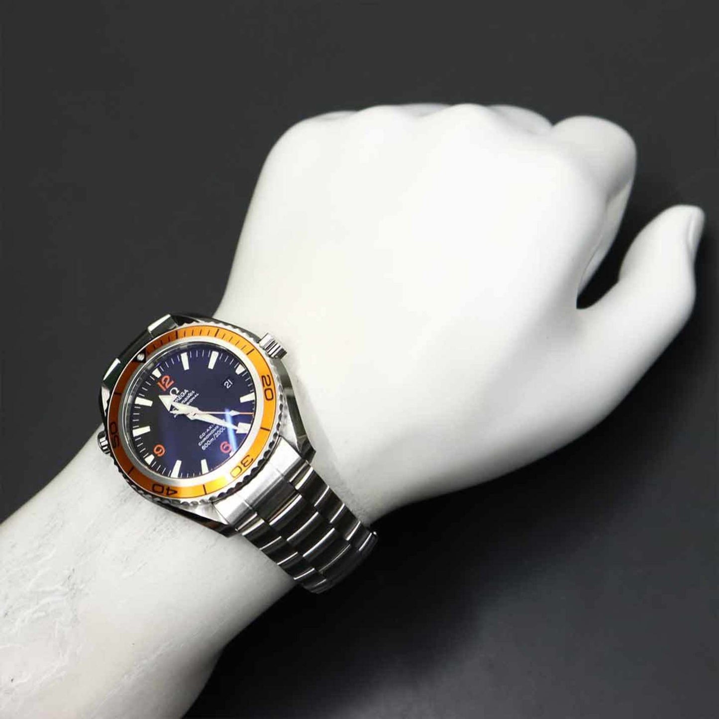 Omega Seamaster Planet Ocean Co-Axial Chronometer 600M 2208 50 Men'S Watch With Date Display