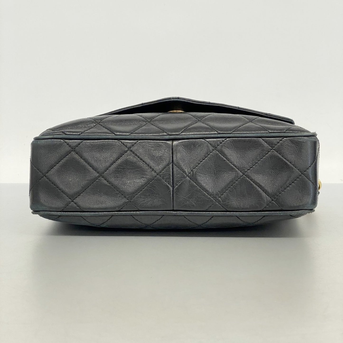 Chanel Shoulder Bag With Matelasse Chain Bag