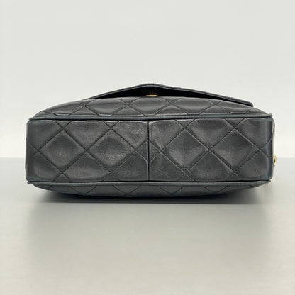 Chanel Shoulder Bag With Matelasse Chain Bag