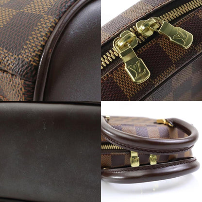 Louis Vuitton Louis Vuitton Handbag Damier Saria Canvas Brown Gold