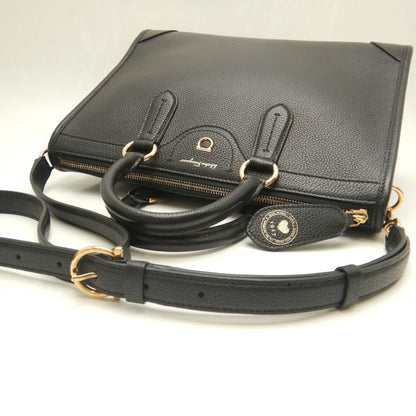 Salvatore Ferragamo 21-1378 Tote Bag Gancini Calf Black 252840