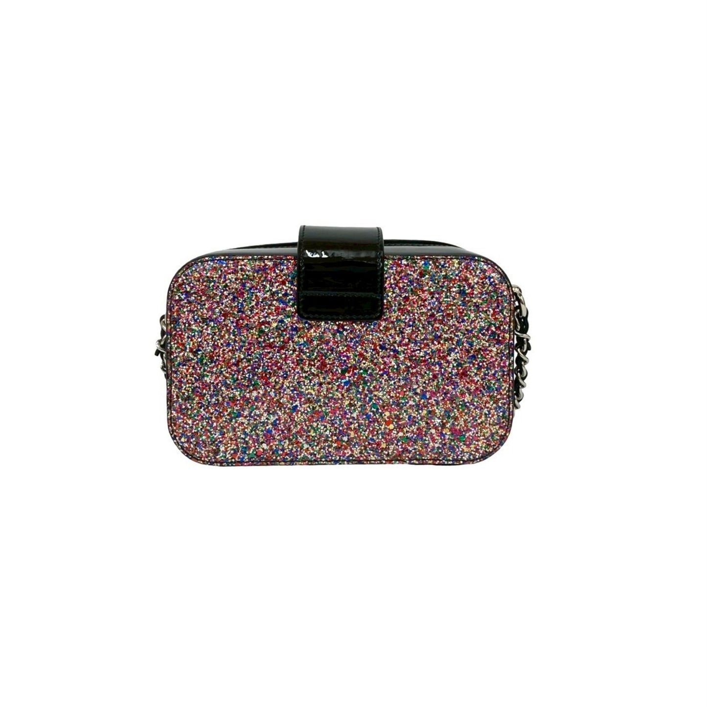 Unused Chanel Coco Patent Leather Enamel Lam Chain Mini Shoulder Bag