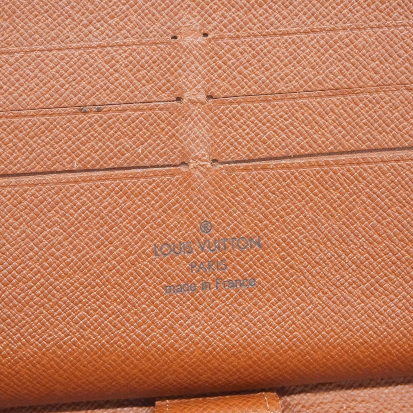 Louis Vuitton Monogram Zippy Organizer Long Wallet M60002 Brown