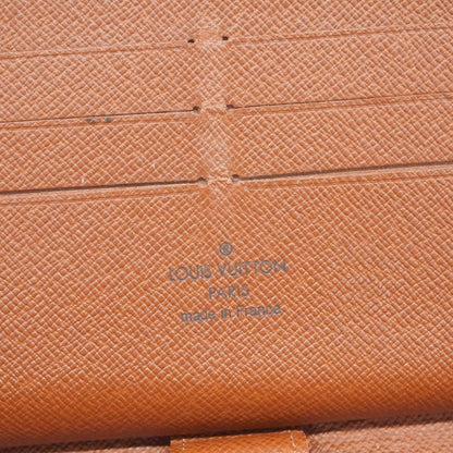 Louis Vuitton Monogram Zippy Organizer Long Wallet M60002 Brown