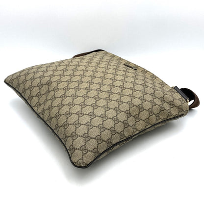 Gucci 201446 Shoulder Bag Brown Gg Supreme Canvas