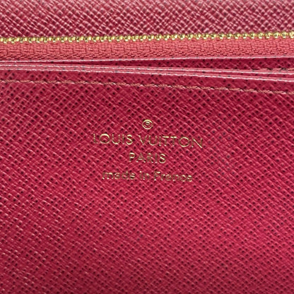Louis Vuitton Monogram Zippy Wallet M41895 Brown Fuchsia