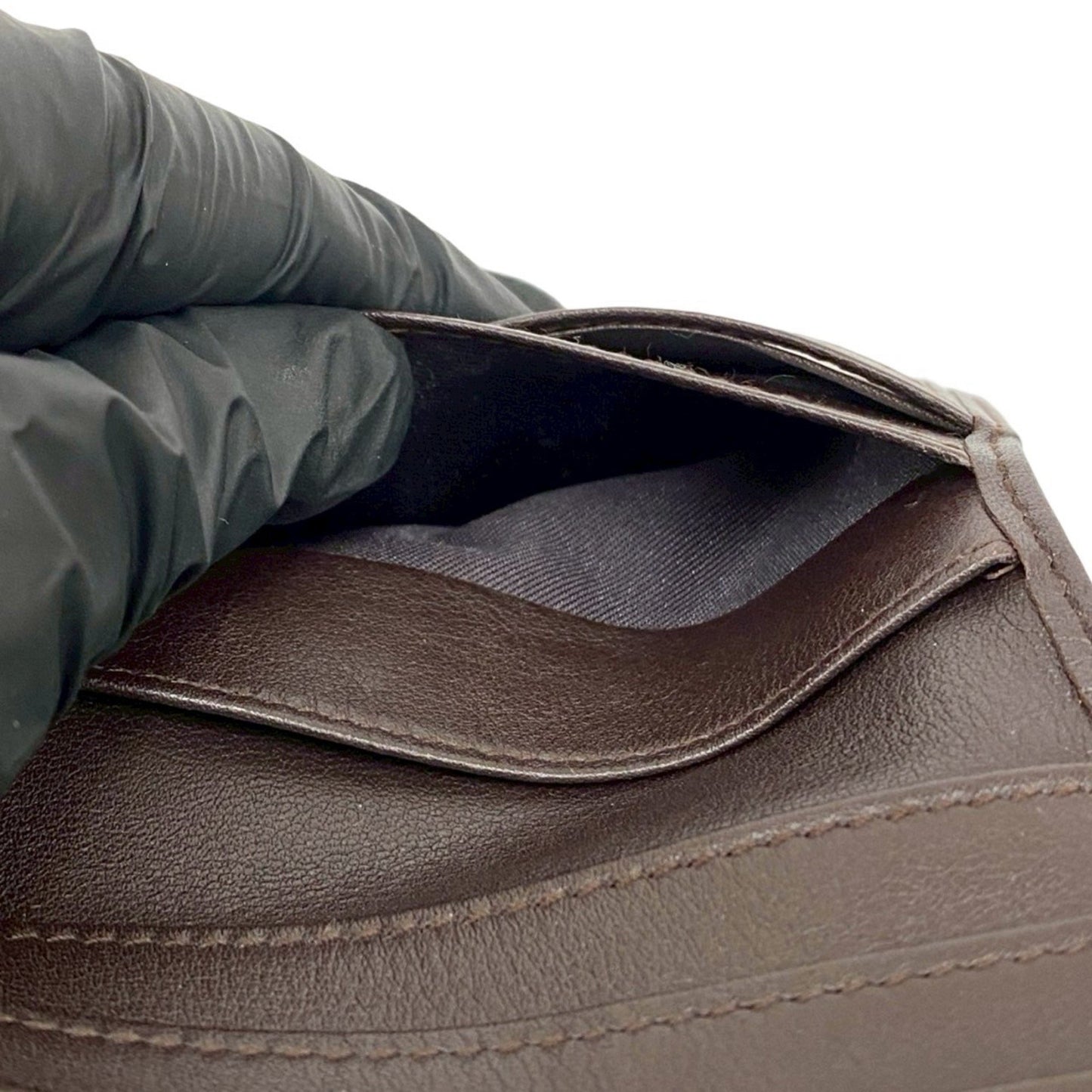 Loewe Anagram Logo Embossed Leather Bi-Fold Wallet With Coin Purse