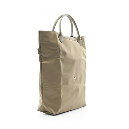 Longchamp Le Pliage Green M Tote Bag Fabric Leather