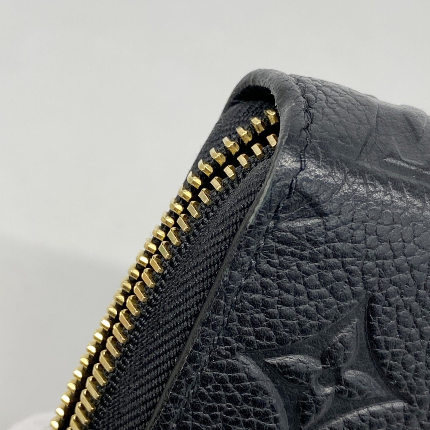 Louis Vuitton Monogram Empreinte Zippy Wallet M61864 Noir