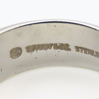 Tiffany & Co. Carved Heart Ring In Sterling Silver By Elsa Peretti