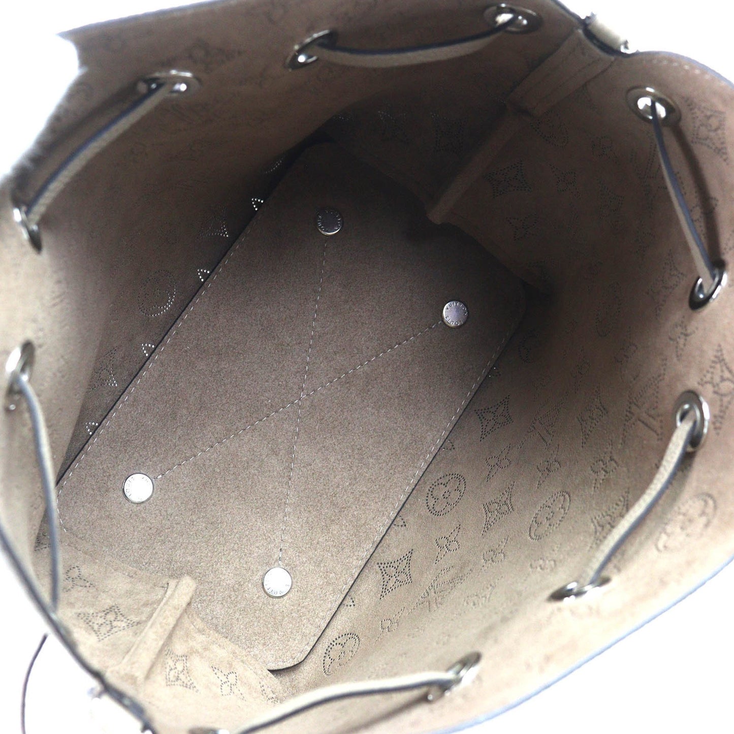 Louis Vuitton M57201 Bella Mahina Leather Shoulder Bag With Pouch