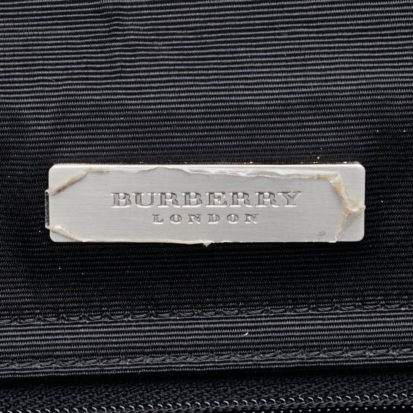 Burberry Horse Logo Handbag In Black Nylon