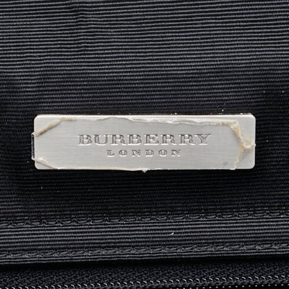 Burberry Horse Logo Handbag In Black Nylon