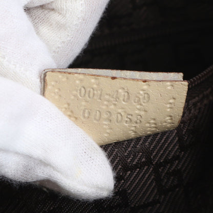 Canvas - Gucci Handbag - Shoulder Bag Bamboo - Leather