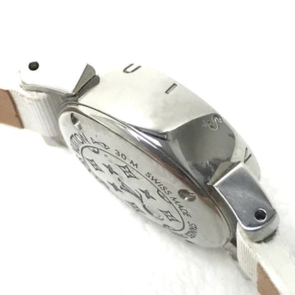 Louis Vuitton Q151P Rug Diamond Quartz Wristwatch Pink Based White