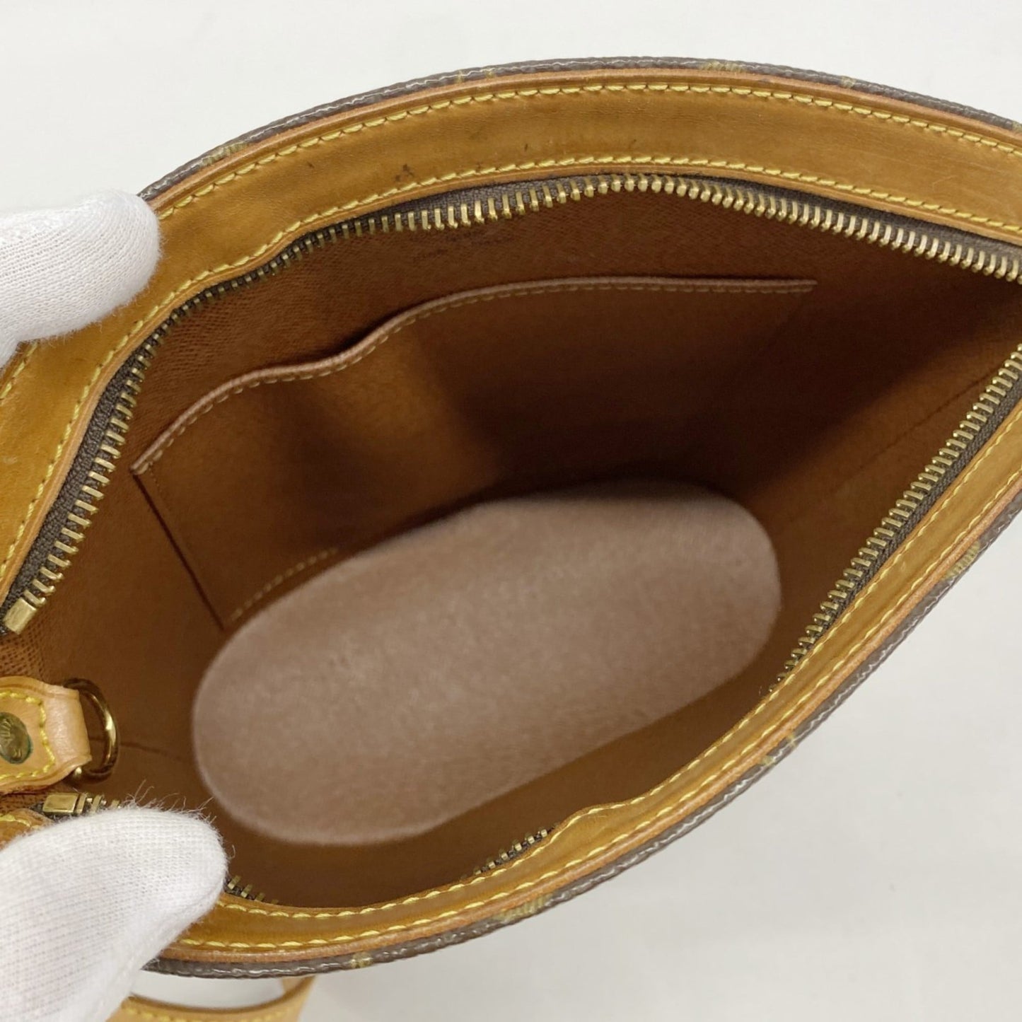 Louis Vuitton Monogram Drouot Shoulder Bag M51290 Brown