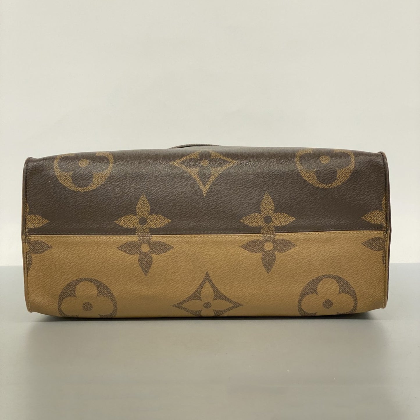 Louis Vuitton Monogram Giant Reverse On-The-Go Tote Bag M44576 Brown