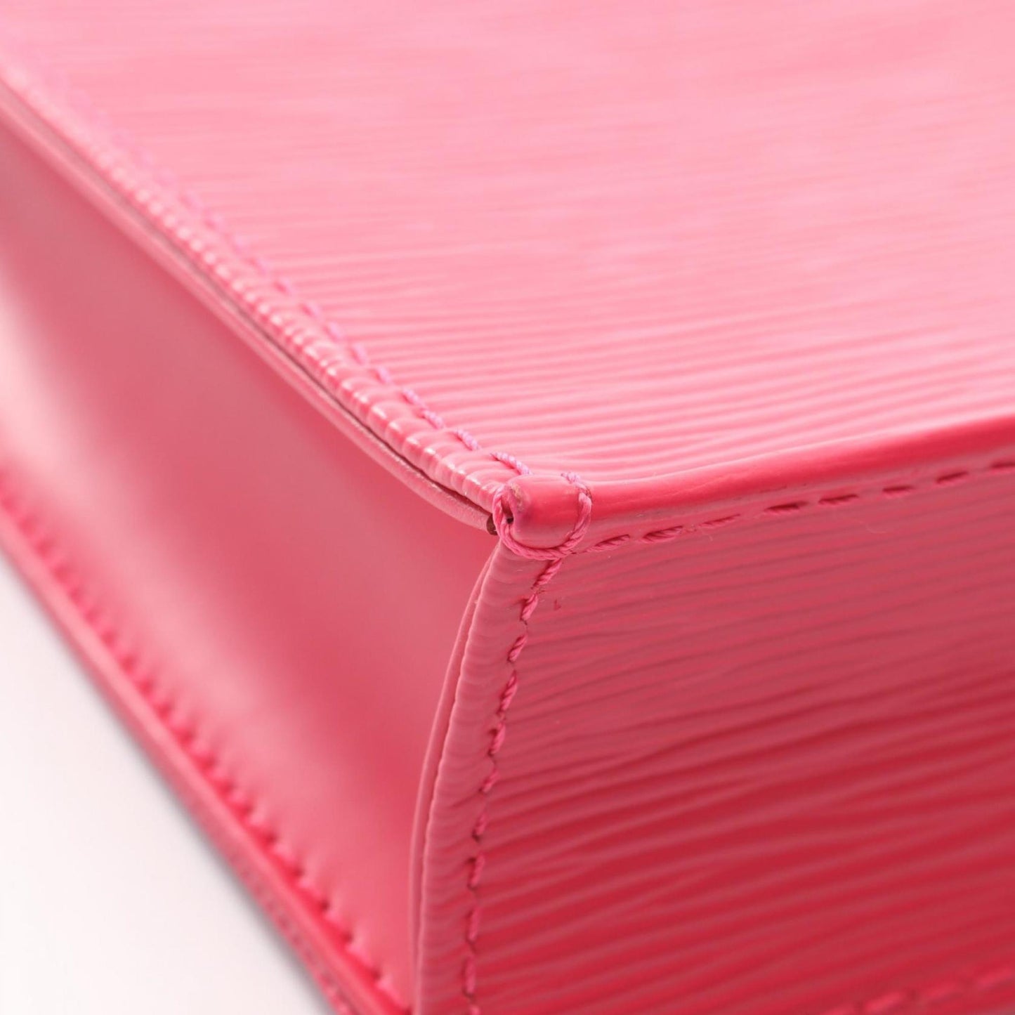 Louis Vuitton Petite Sac Plat Epi Leather Rose Pondicherry Handbag