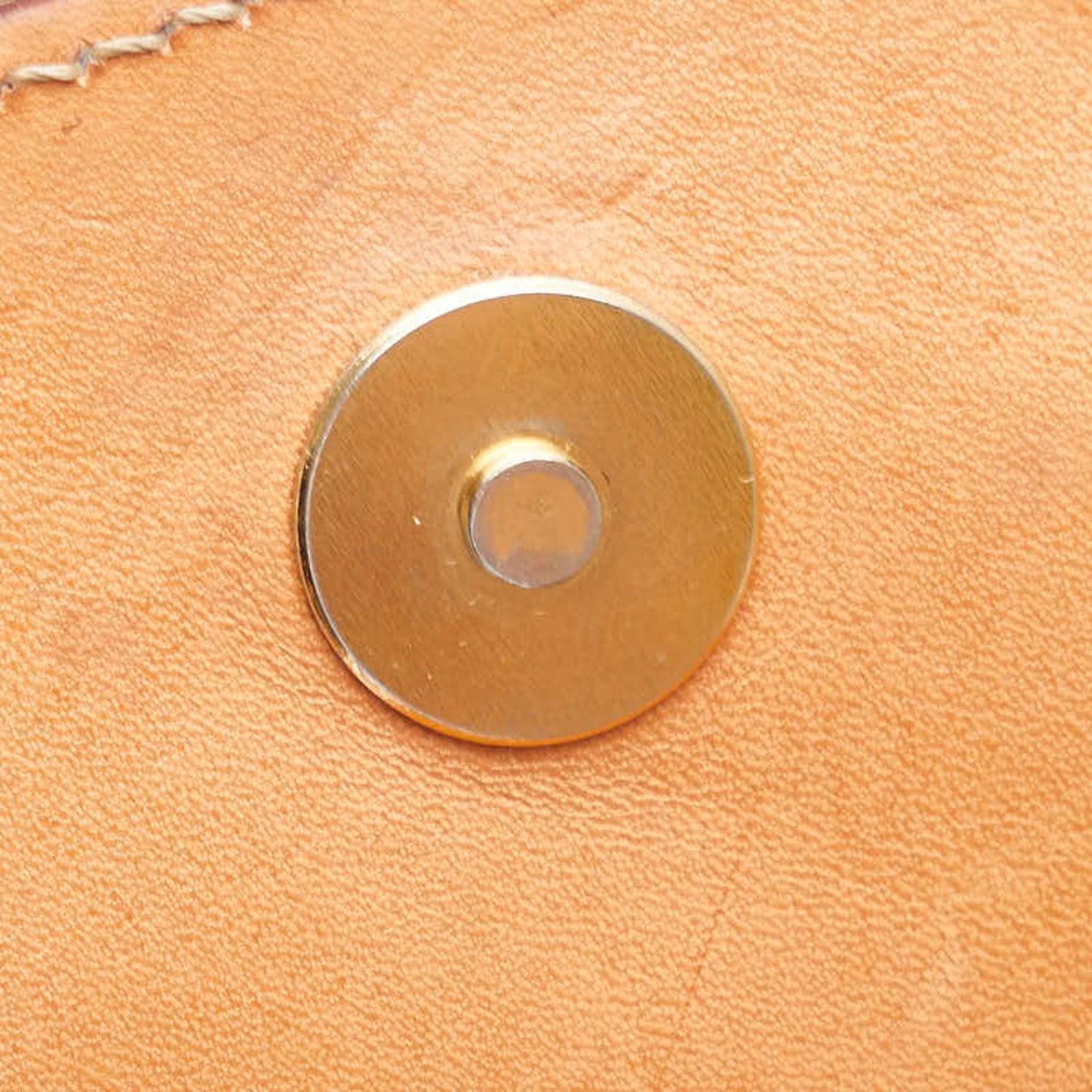 Celine Macadam Crossbody Shoulder Bag In Brown Leather