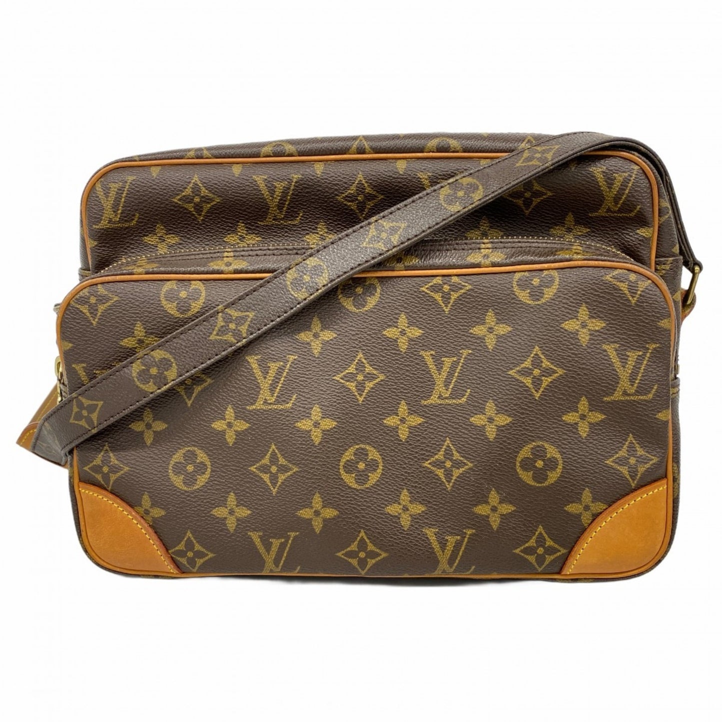 Louis Vuitton Monogram Nile Shoulder Bag M45244 Brown