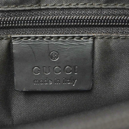 Gucci Handbag Tote Bag Bamboo 2Way Nylon Canvas Gg Black 002 1016