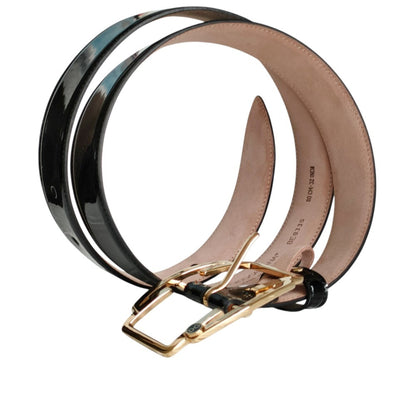 Dolce & Gabbana Women'S Patent Leather Pin Buckle Belt