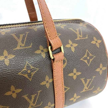 Louis Vuitton Handbag Papillon 30 Brown Monogram M51365 Boston Bag Canvas Leather No1929 Louis